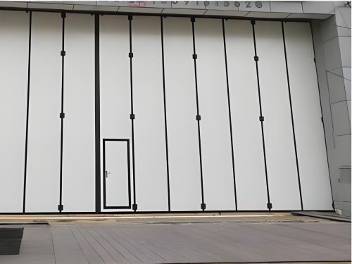 Multi-section lifting door